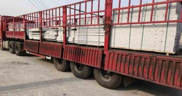 孝感 白麻荔枝面外墙干挂，工厂装车日常