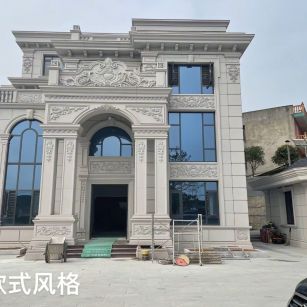 孝感 白麻花岗岩别墅外墙干挂