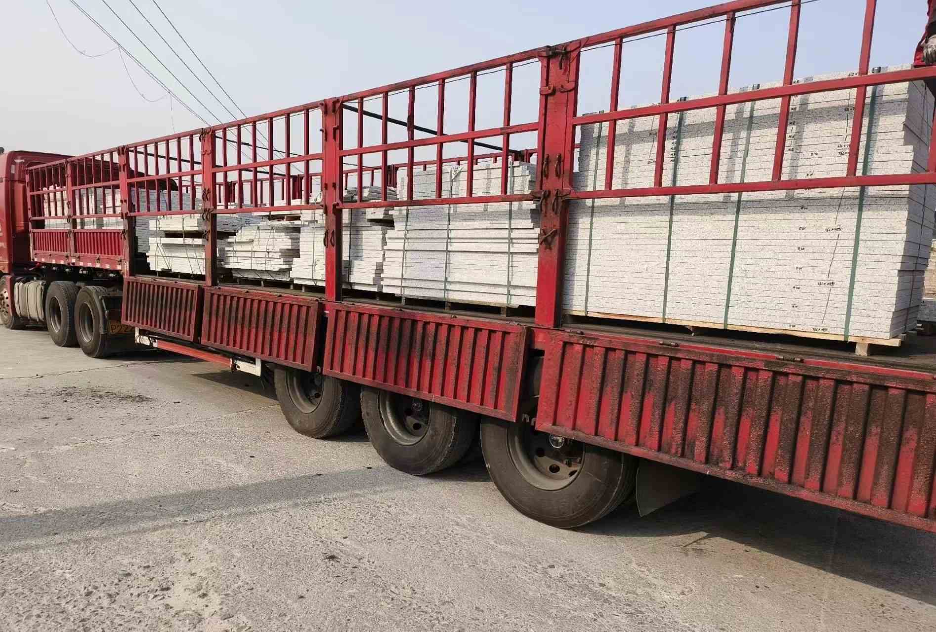 孝感 白麻荔枝面外墙干挂，工厂装车日常