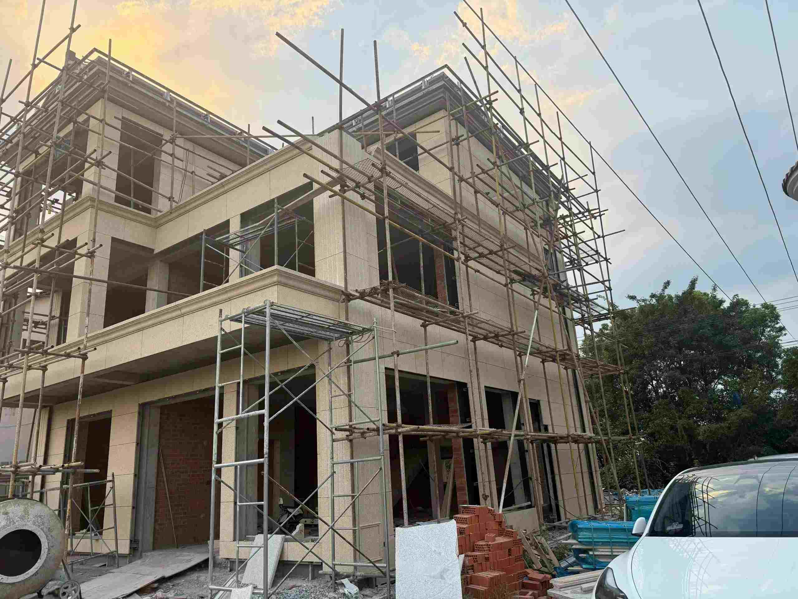 孝感 黄金麻荔枝面花岗岩外墙干挂