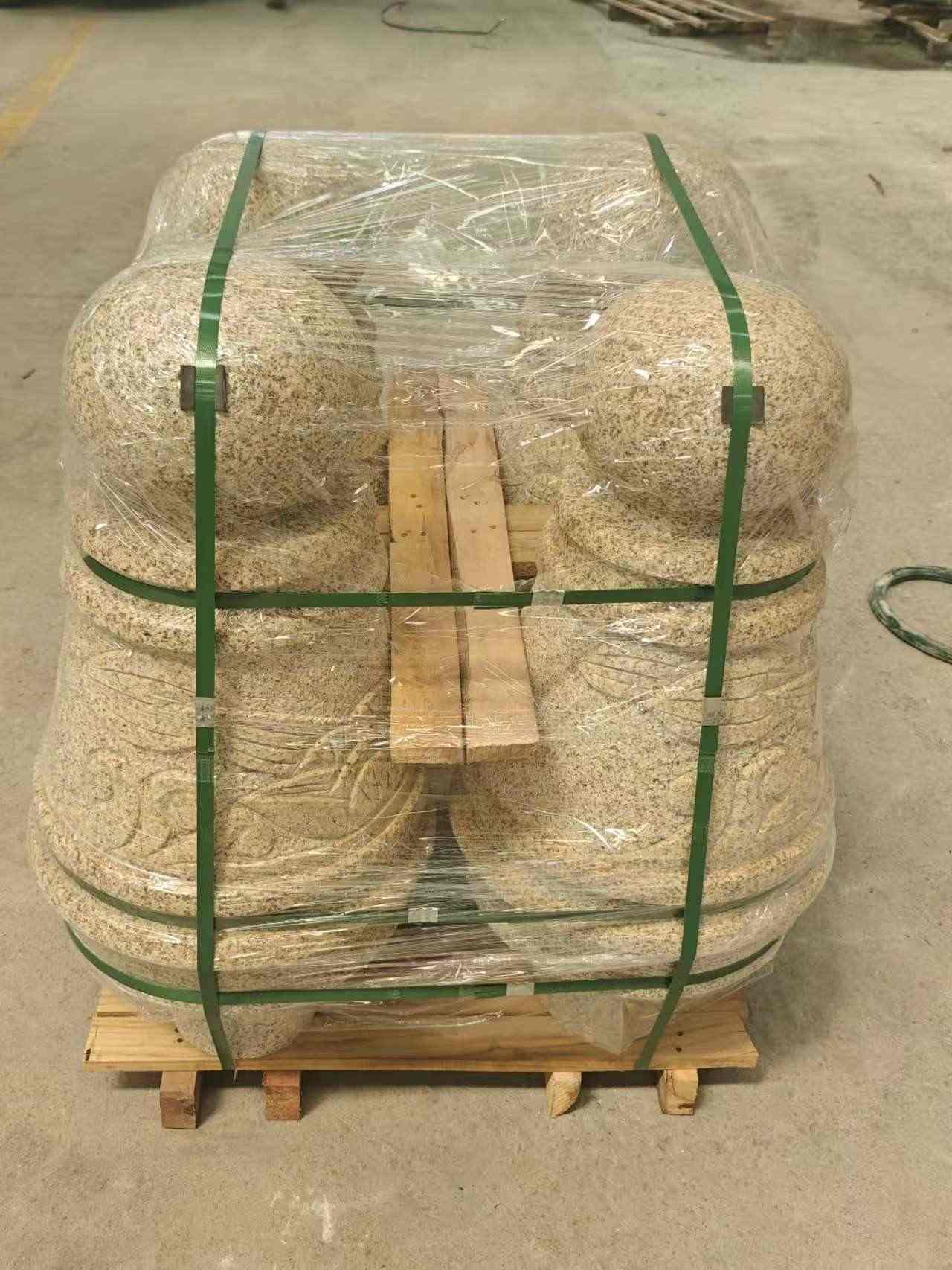 孝感 黄金麻异形定制雕花——棒棒糖挡车柱