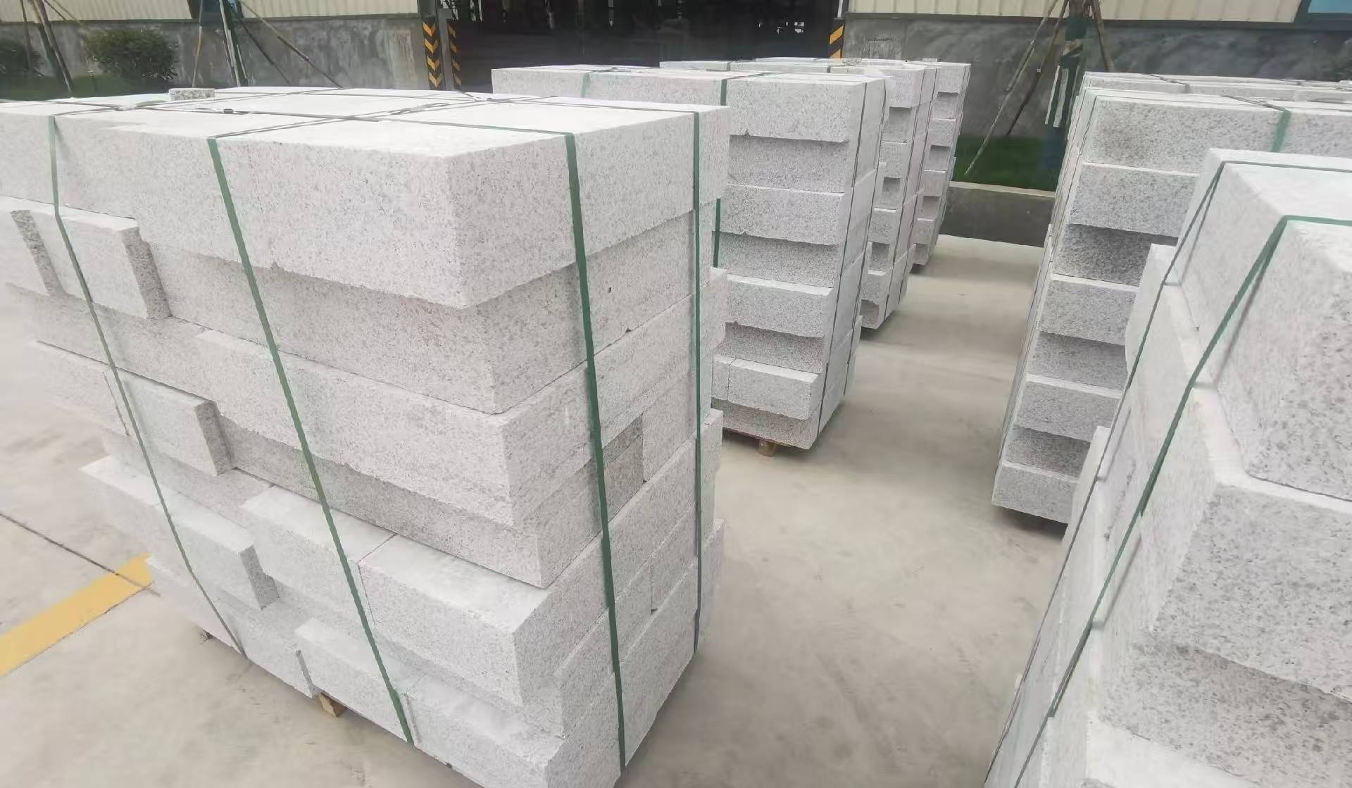 孝感 白麻花岗岩路沿石，立缘石，平缘石，路牙石，道牙石，马路牙子等