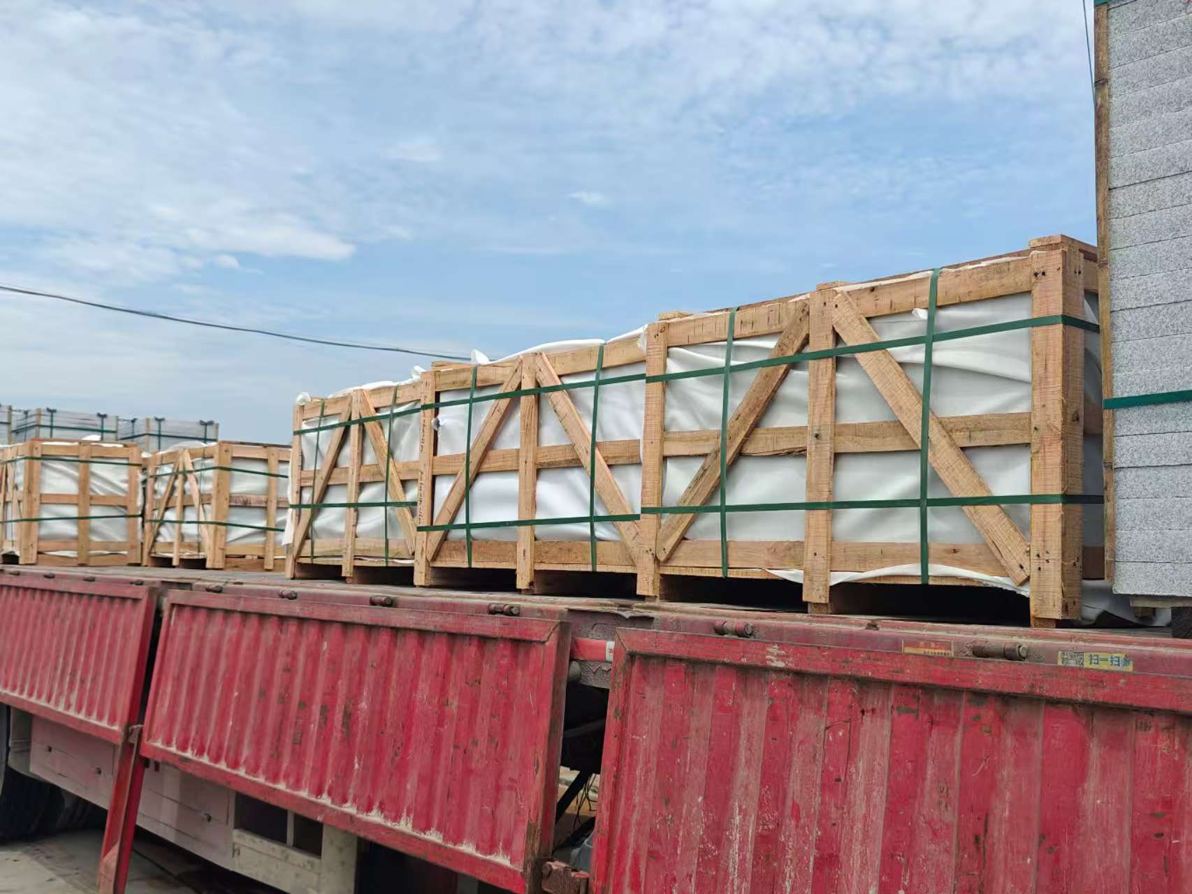 孝感 芝麻白花岗岩地铺石出口专车-泰国游