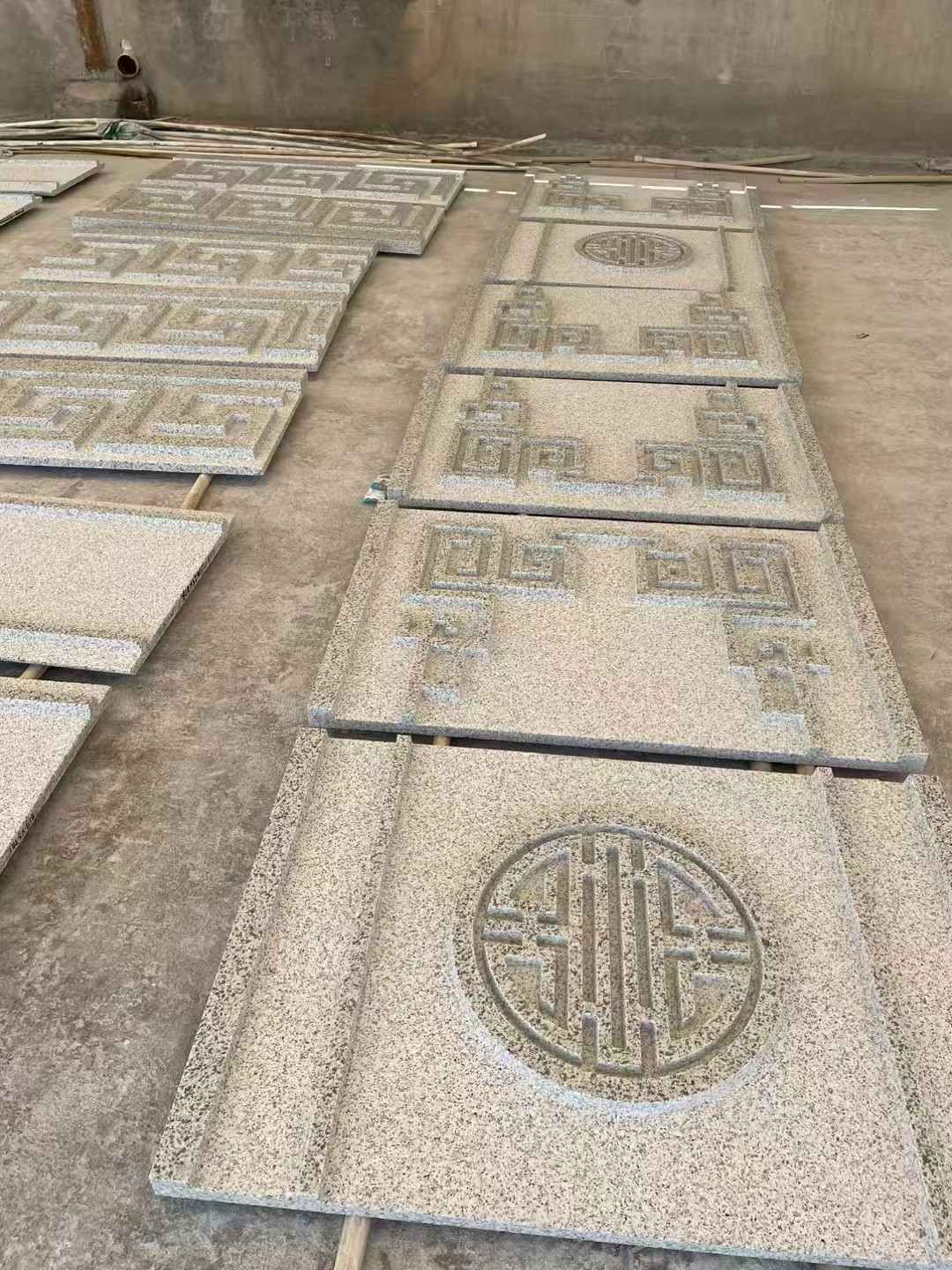 孝感 白麻花岗岩外墙立面雕刻板