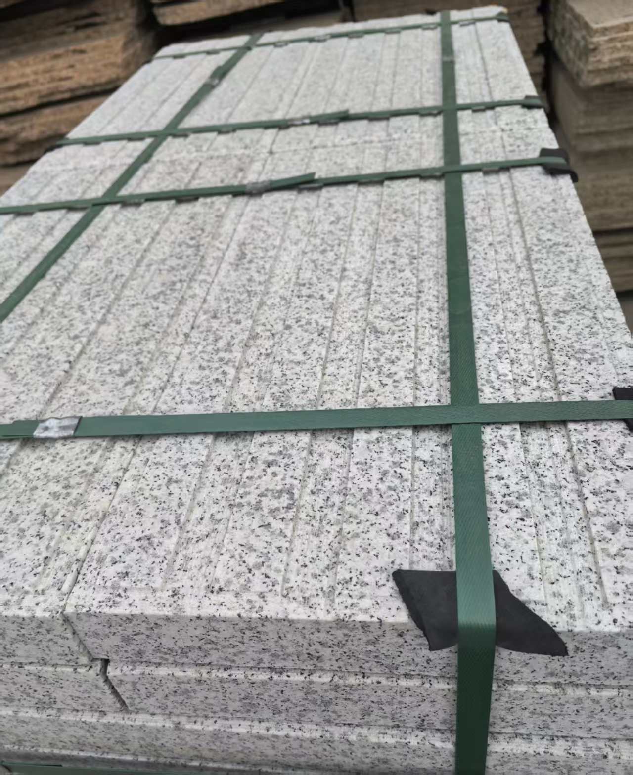 孝感 白麻花岗岩直行盲道石，盲条，地铺石